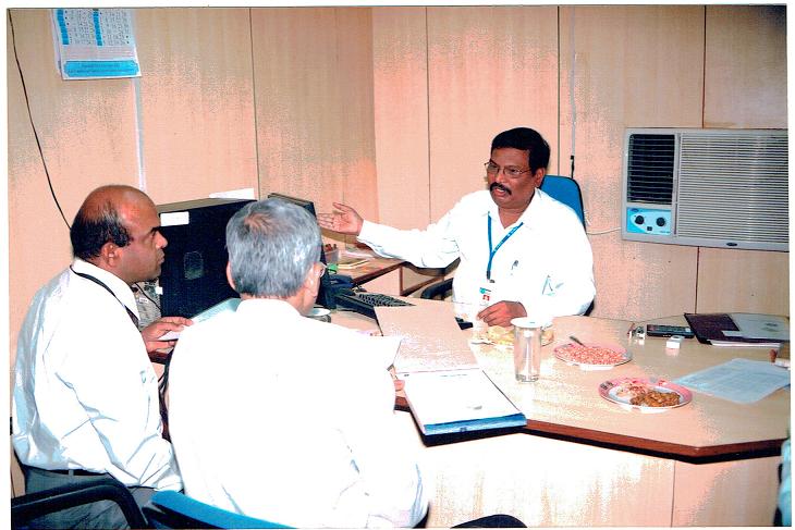 Reviewing matters with senior colleagues.