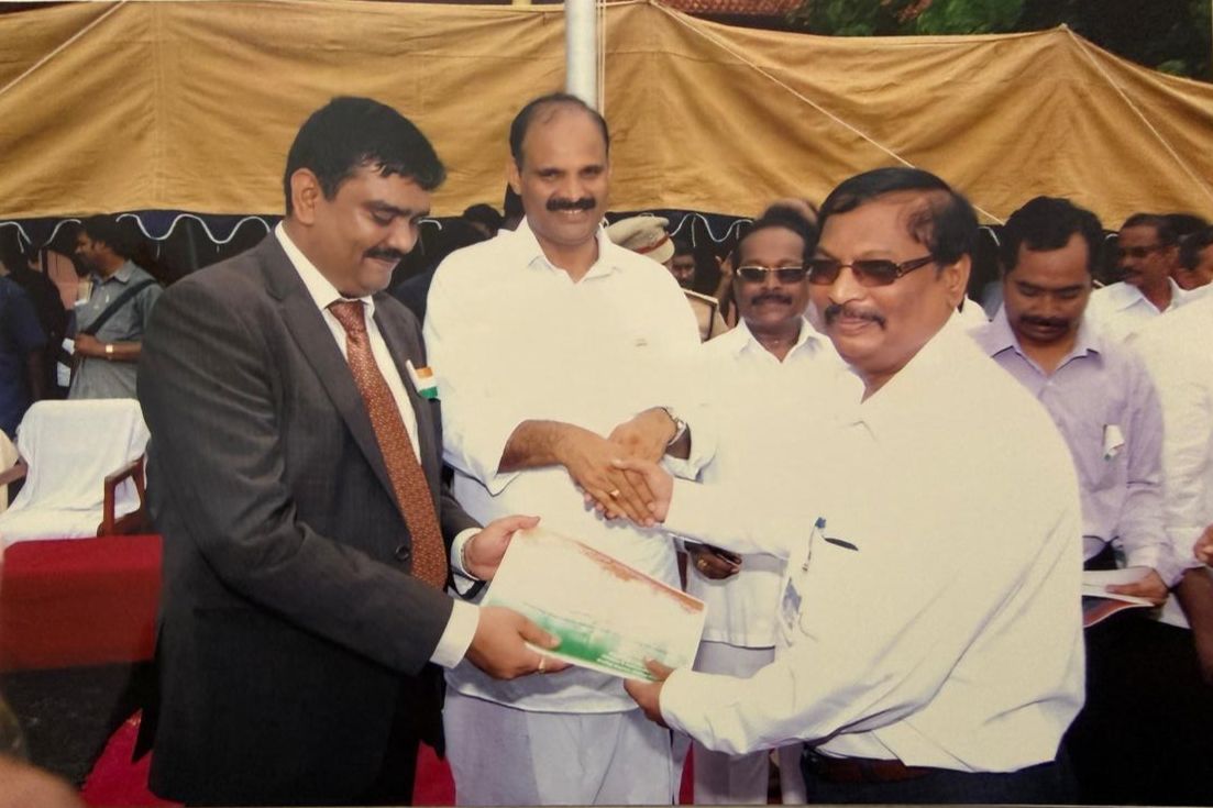 Received "Best Branch Manager Award" from State Minister & Dist. Collector, Krishna Dist.
